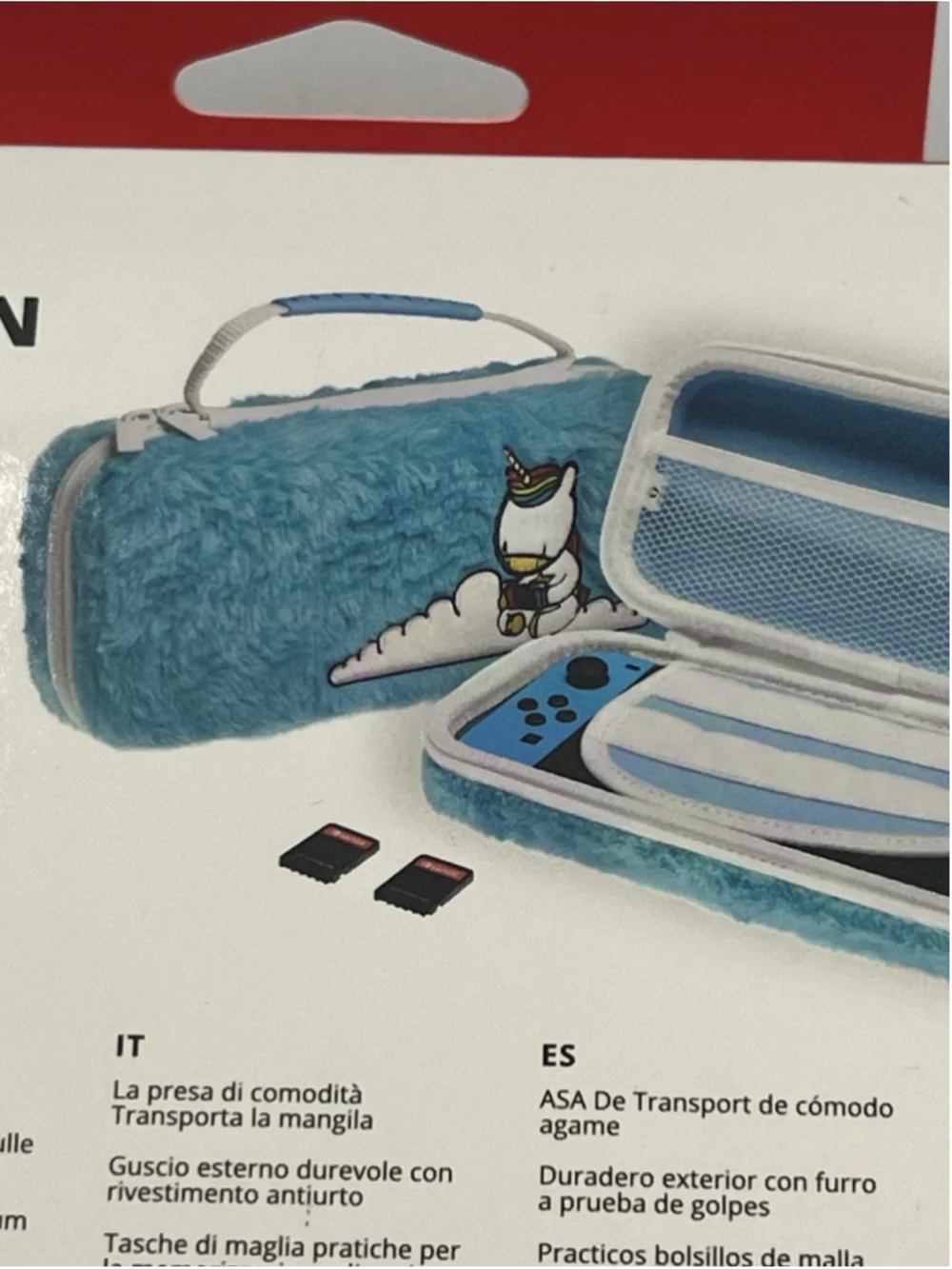 Nintendo Switch CASE Furry Unicorn Carry Case New SEE ALL